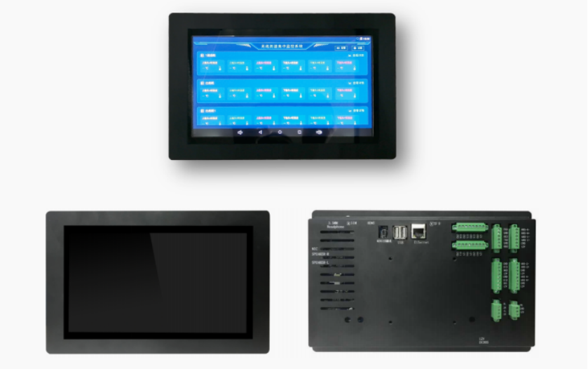 智能测温集中显示触摸主机